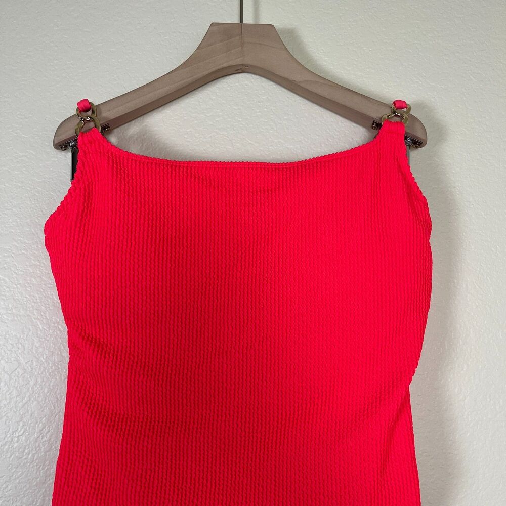 Lilly Pulitzer Women Size 14 Alizee Mizner Red One Piece Swimsuit Beach Vacation - Picture 4 of 12